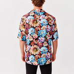 Floral Button Down Shirt // Multicolor (XL)