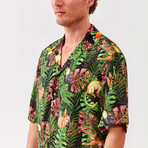 Jungle Button Down Shirt // Green (XL)