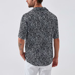 Hypnotic Resort Shirt II // Black + White (2XL)
