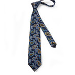 France Handmade Silk Tie // Navy