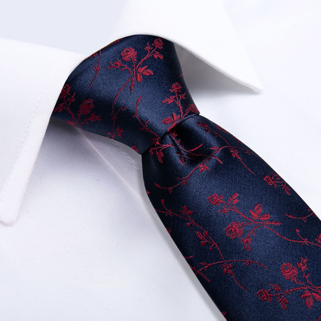 Aime Handmade Silk Tie // Navy