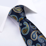 France Handmade Silk Tie // Navy