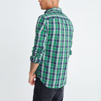 Archard Button Up Shirt // Green (Medium)