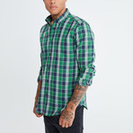 Archard Button Up Shirt // Green (X-Large)