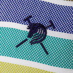 Auden Cavill // Three Stripe Button-Up Shirt // Khaki (XL)