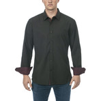 Warriors & Scholars // Date Night Long-Sleeve Button Down Shirt // Black (M)