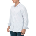 Warriors & Scholars // Everyday Long-Sleeve Button Down Shirt // White (S)