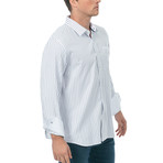 Warriors & Scholars // Michael Long-Sleeve Button Down Shirt // White (M)