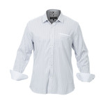 Warriors & Scholars // Michael Long-Sleeve Button Down Shirt // White (XL)