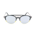 Unisex R1 I-Niki 0450 Sunglasses // Glossy Gunmetal + Light Blue