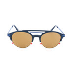 Unisex R1 I-Niki 0450 Sunglasses // Glossy Blue + Brown