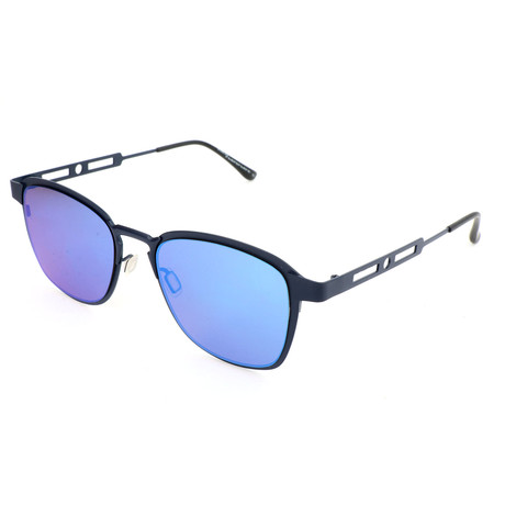 Men's I-Metal 0514 Sunglasses // Dark Blue + Blue Mirror