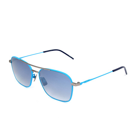 Men's I-Igor 0308S Sunglasses // Gunmetal + Blue