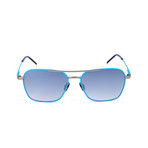Men's I-Igor 0308S Sunglasses // Gunmetal + Blue
