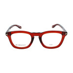 Men's Rectangle GV-0046-C9A Optical Frames // Red
