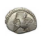 Ancient Persian Silver Coin // Parthian, 105-147 AD