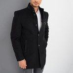 Brazil Overcoat // Black (Small)