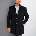 Brazil Overcoat // Black (Small)