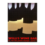 Alberto Bali // Willi's Wine Bar // 1982 Lithograph