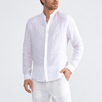 Positano Linen Button-Up // White (2XL)