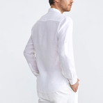 Positano Linen Button-Up // White (S)