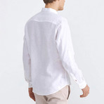 Florence Linen Button-Up // White (2XL)