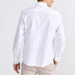 Liam Linen Button-Up // White (XL)