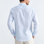 Positano Linen Button-Up // Blue (M)