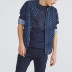 Cotton Button-Up // Navy (XS)