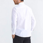 Monaco Linen Button-Up // White (XL)