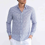 Barcelona Button-Up // Navy (M)