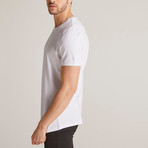 O Collar T-Shirt // White (XL)