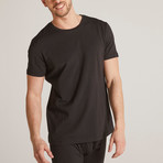O Collar T-Shirt // Black (XS)