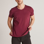 Yaka T-Shirt // Claret Red (XS)