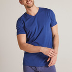 V Collar T-Shirt // Blue (2XL)