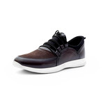 Jose Low Top Sneakers + Tie Free Laces // Brown (Euro: 43)
