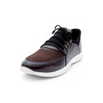 Jose Low Top Sneakers + Tie Free Laces // Brown (Euro: 44)