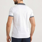 Jamal Polo Shirt // Snow Melange (XL)