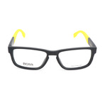 Men's 0917-1XE Optical Frames // Matte Black + Yellow