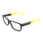 Men's 0917-1XE Optical Frames // Matte Black + Yellow