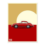 Vintage Excellence // 356 Car Poster