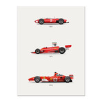 The Red Trilogy // Ferrari F56 + 312T + F2004