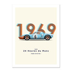 The Two Time Champion // GT40 1969 Motorsport Poster