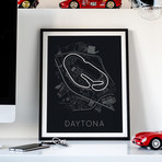 Sunshine-Injected Speed // The Daytona International Speedway Poster