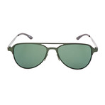 Men's AOM005 Sunglasses // Glossy Army Green