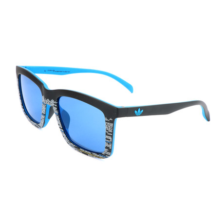 Men's AOR015 Sunglasses // Black + Blue + Silver