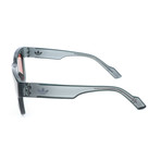 Unisex AOG003 Sunglasses // Semi-Transparent Gray + Red