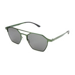 Unisex AOM008 Sunglasses // Glossy Army Green + Gray
