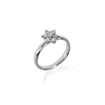 Crivelli 18k White Gold Diamond Ring III // Ring Size: 7