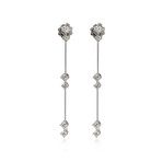 Crivelli 18k White Gold Diamond Earrings IX
